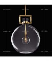 Đèn thả thủy tinh tròn LMS106DK.1B