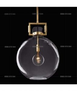 Đèn thả thủy tinh tròn LMS106DK.1B