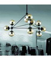 Đèn thả thủy tinh phân tử 10 bóng LM22100