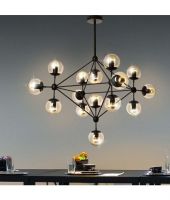 Đèn thả thủy tinh phân tử 15 bóng LM22102