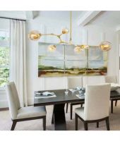 Đèn thả thủy tinh 6 bóng LM22192