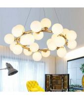 Đèn thả chùm thủy tinh 25 bóng LM22187AM