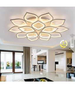 Đèn ốp trần 15 cánh hoa hồng LM22923BM