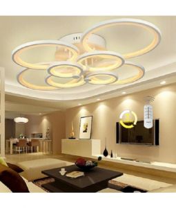 Đèn ốp trần led 8 vòng hoa nhị LM22901