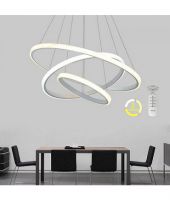 Đèn thả 3 vòng thân trắng trong LM22861