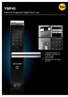 Khóa Thông Minh YALE YMF 40+