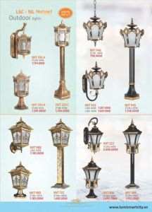 Đèn trụ, Đèn cây ngoài trời 335